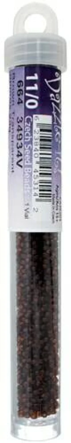 John Bead 11/0 Transparent Finish Czech Glass Seed Beads, 23g/24g