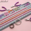 John Bead 21" x 8" Gray Plastic Designer Bead Board