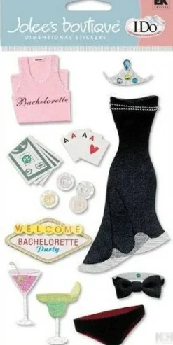 Jolee's Boutique Bachelorette Party Dimensional Stickers