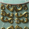Jolee's Boutique Gold Flourishes Cabochons Dimensional Stickers