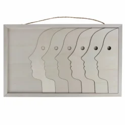 Jonathan Adler x Michaels 15.5" Atlas Faces DIY Wood Plaque
