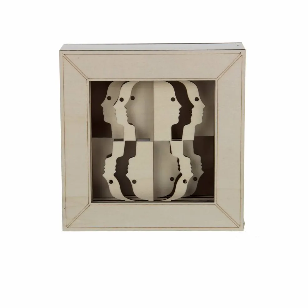 Jonathan Adler x Michaels 7" Atlas Faces DIY LED Shadow Box Décor