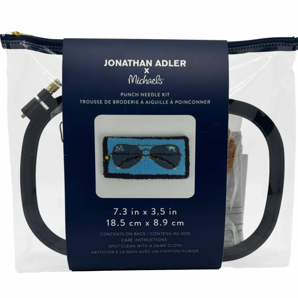 Jonathan Adler x Michaels Aviator Punch Needle Case Kit