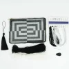 Jonathan Adler x Michaels Black & White Op Art Needlepoint Clutch Kit