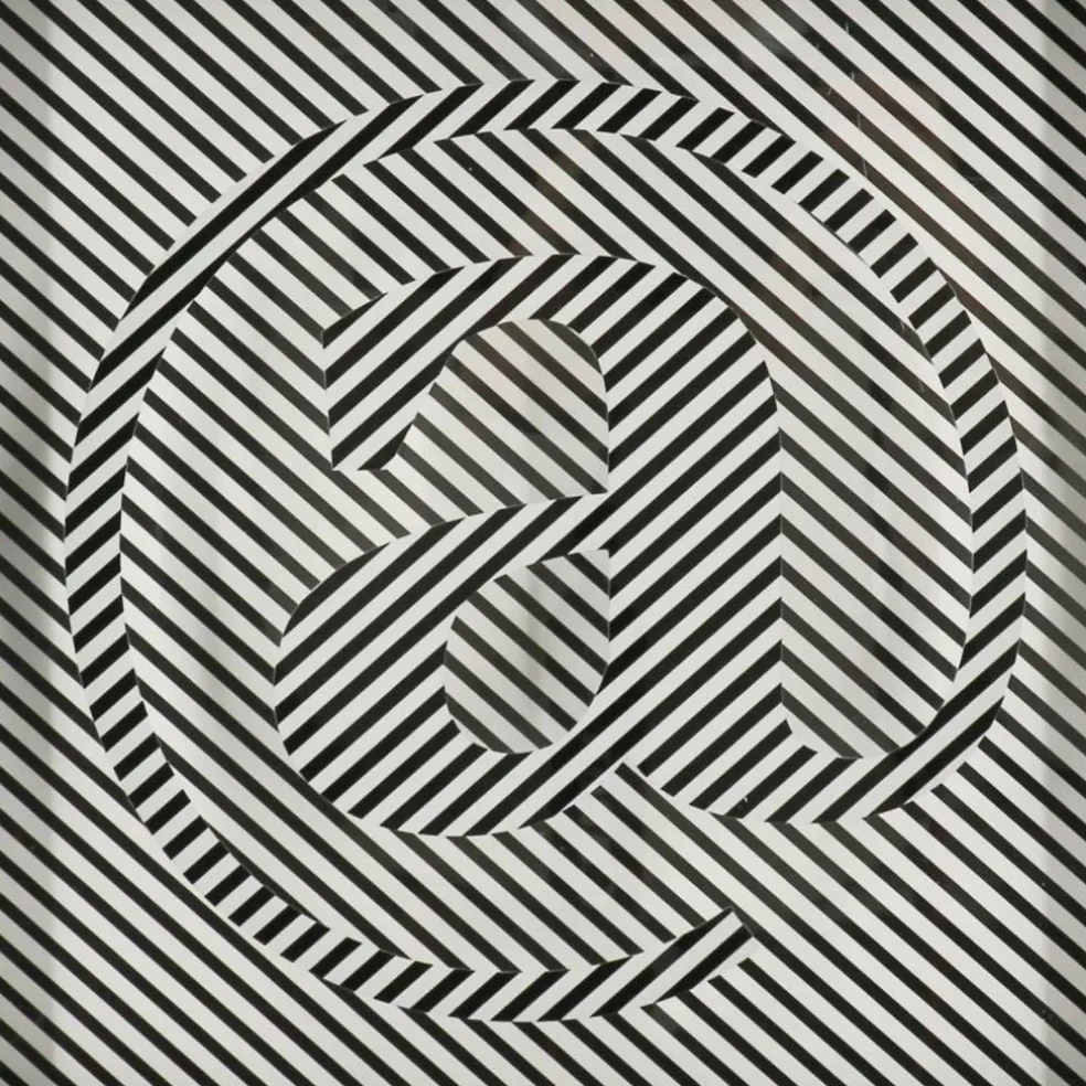 Jonathan Adler x Michaels 10.25" Black & White @ Symbol Wall Art