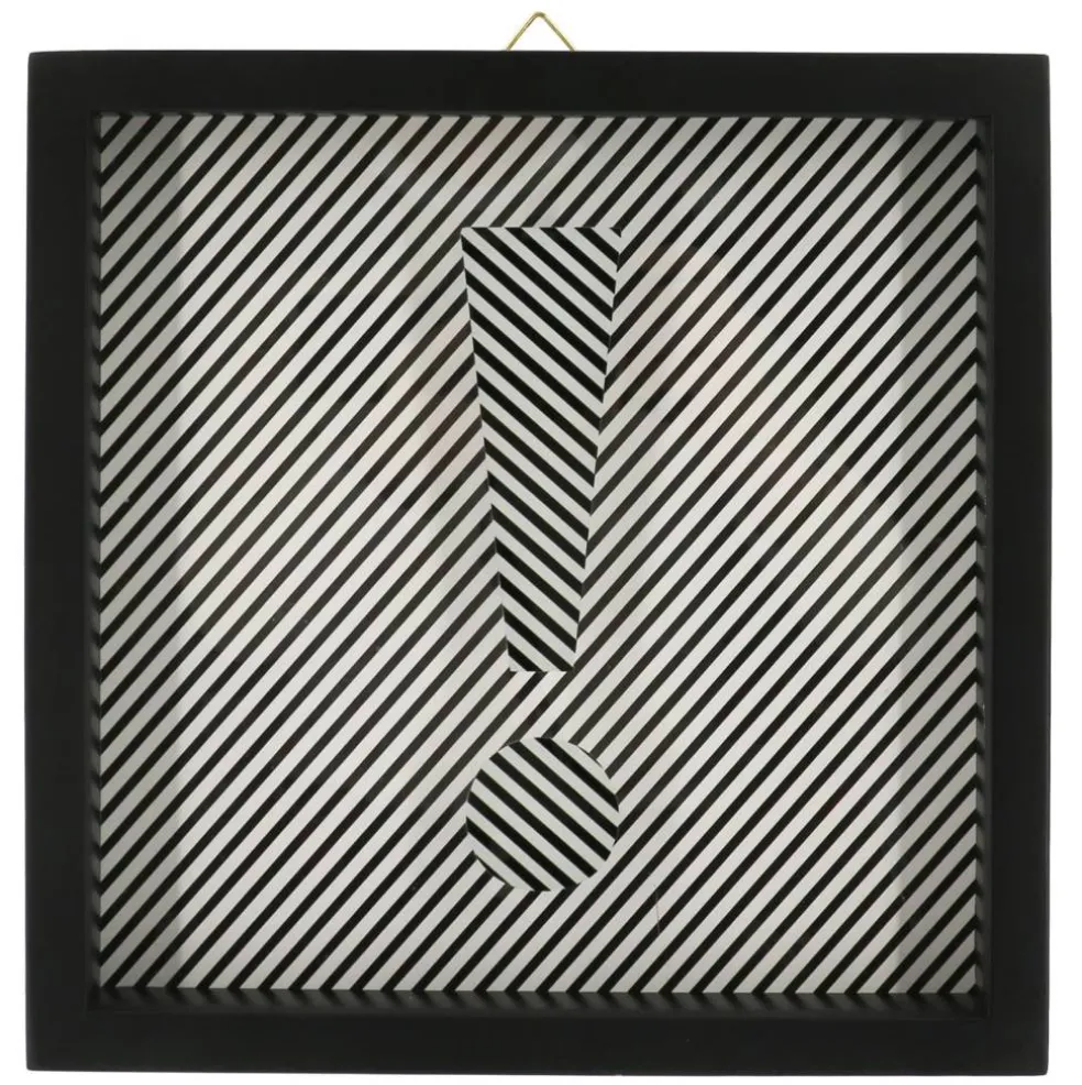 Jonathan Adler x Michaels 17" Black & White Swirl Stripe Pillow
