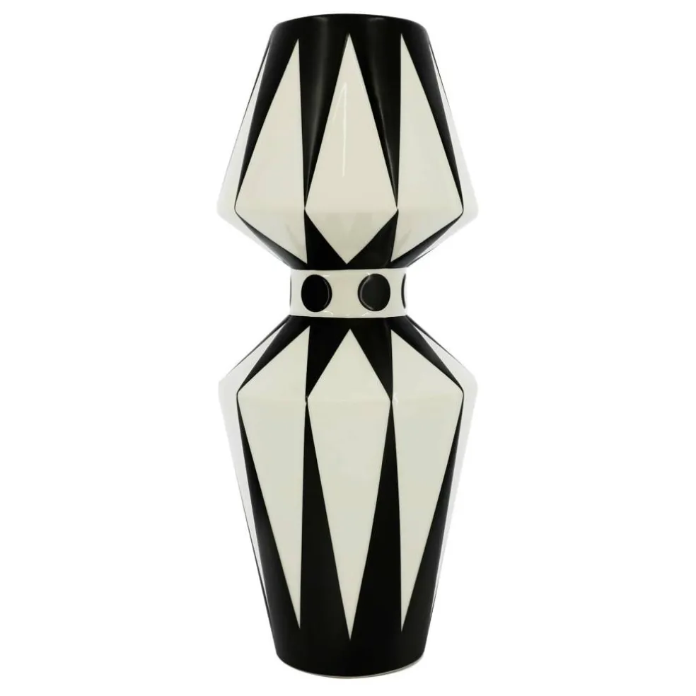 Jonathan Adler x Michaels 14.5" Black & White Ceramic Vase