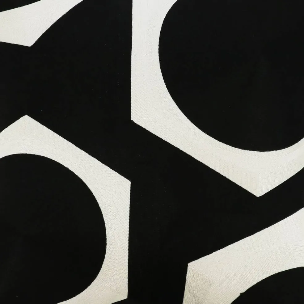 Jonathan Adler x Michaels 20" Black & White Big Dots Embroidered Pillow