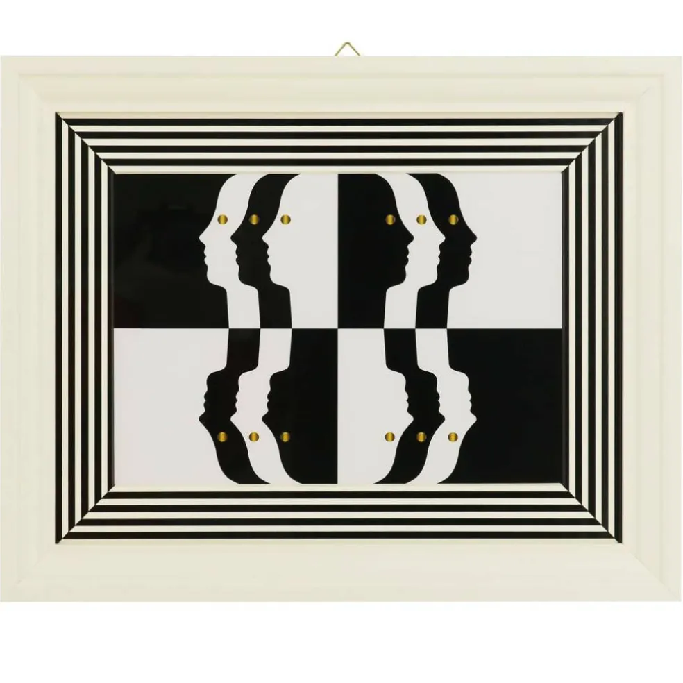 Jonathan Adler x Michaels 20" Black & White Race Track Embroidered Pillow