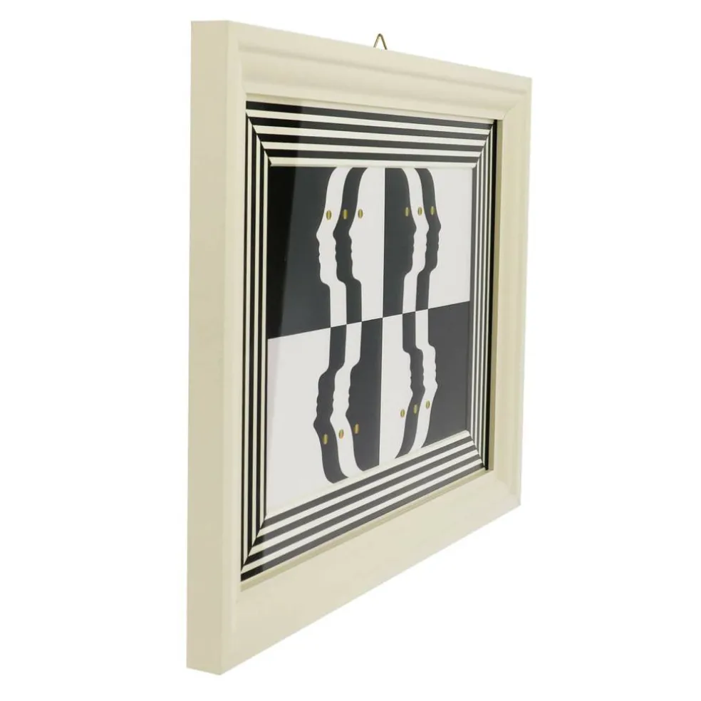 Jonathan Adler x Michaels 20" Black & White Race Track Embroidered Pillow