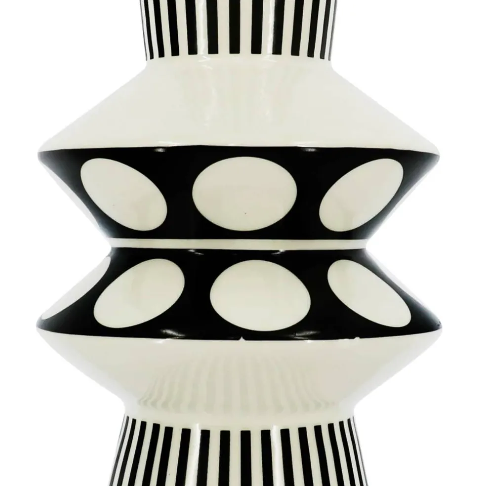 Jonathan Adler x Michaels 14.5" Black & White Circle Ceramic Vase