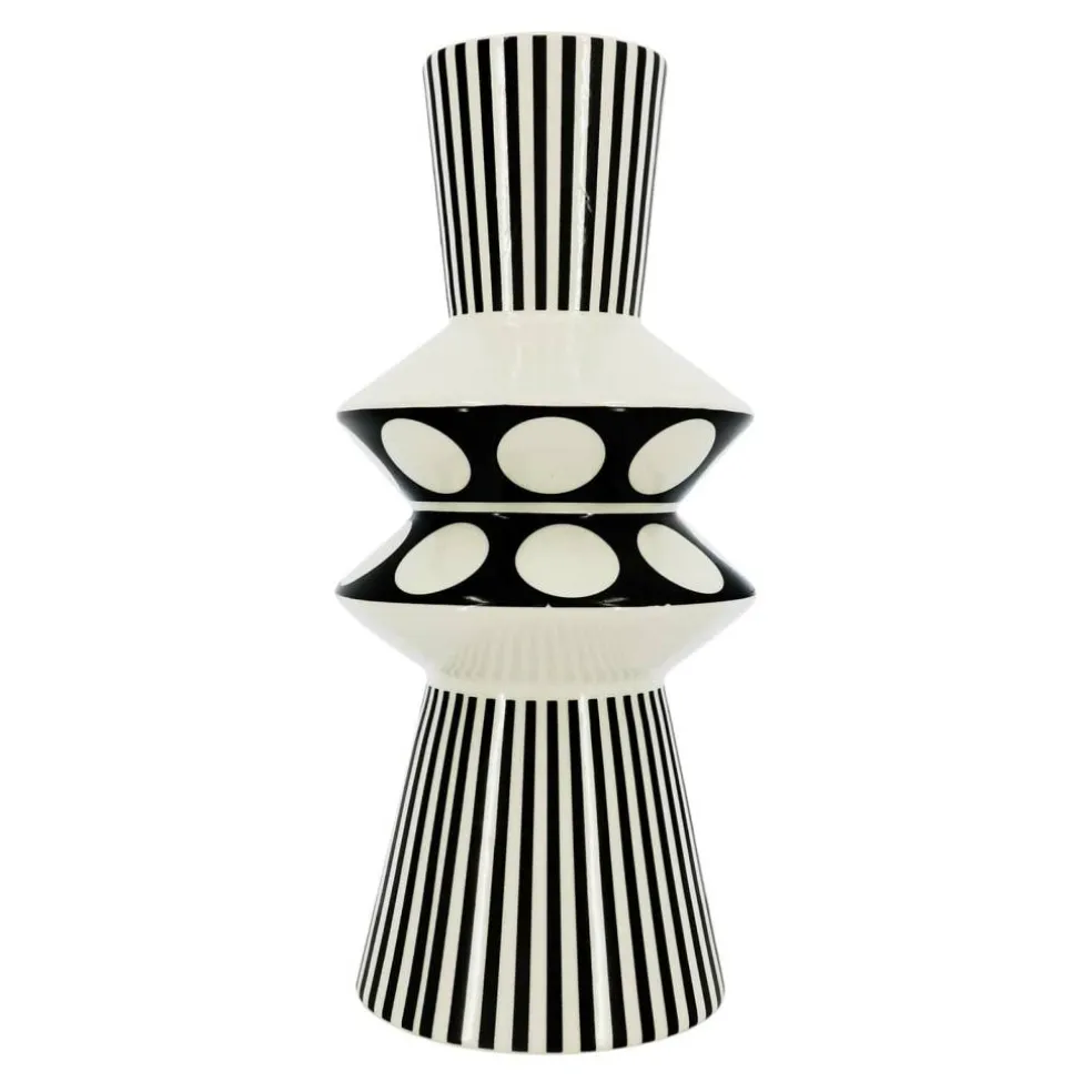 Jonathan Adler x Michaels 14.5" Black & White Circle Ceramic Vase