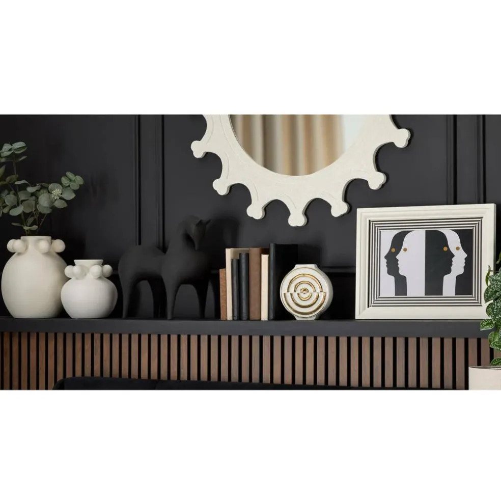 Jonathan Adler x Michaels 15.25" Black Weathered Horse Ceramic Tabletop Décor