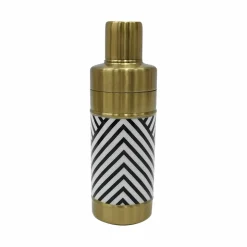 Jonathan Adler x Michaels 8.25" Black & White Cocktail Shaker
