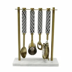 Jonathan Adler x Michaels Black & White Bar Tool Set