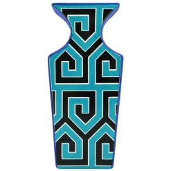 Jonathan Adler x Michaels 9" Blue Greek Key Ceramic Vase