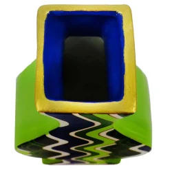 Jonathan Adler x Michaels 12" Blue & Green Ceramic Vase