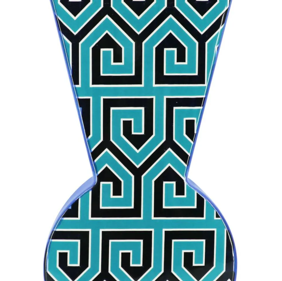 Jonathan Adler x Michaels 18" Blue & Black Ceramic Vase