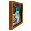 Jonathan Adler x Michaels 12" Blue & White Owl Wall Art