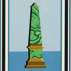 Jonathan Adler x Michaels 18.5" Blue & Green Monument Wall Art