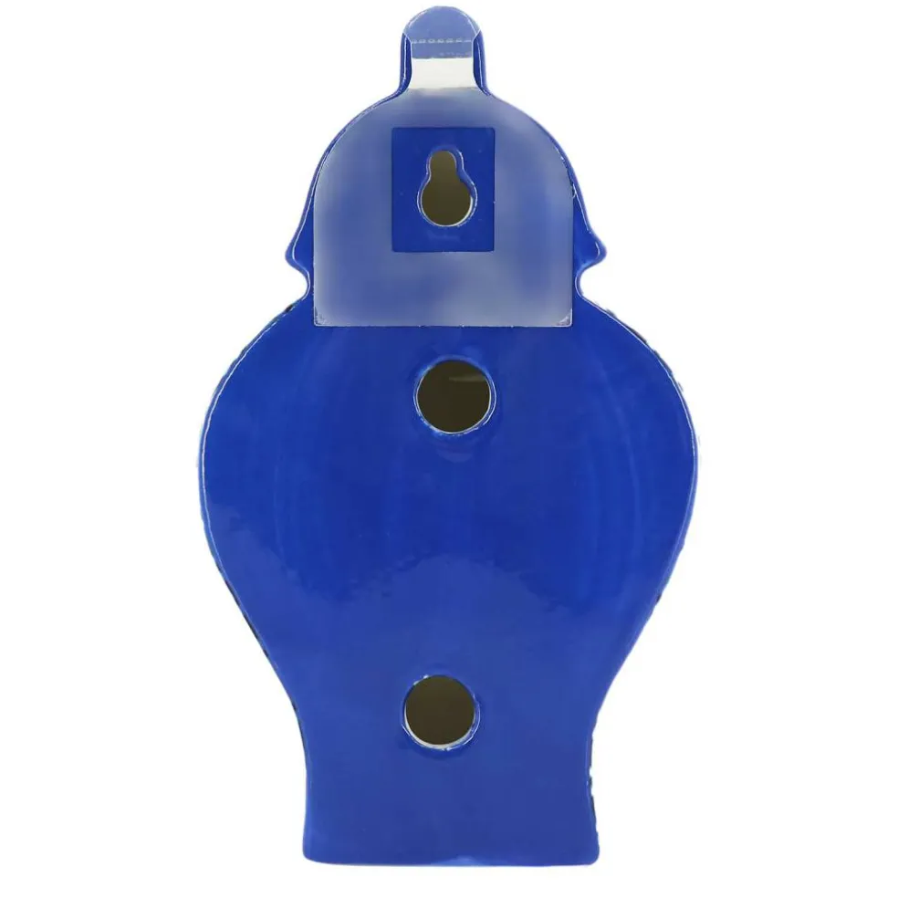 Jonathan Adler x Michaels 8.25" Blue, White & Teal Moroccan Key Ceramic Wall Urn