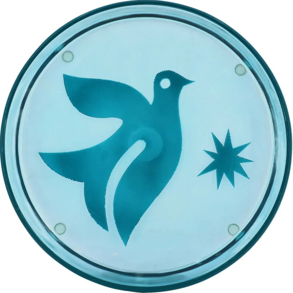 Jonathan Adler x Michaels 11" Blue Bird Art Glass Plate