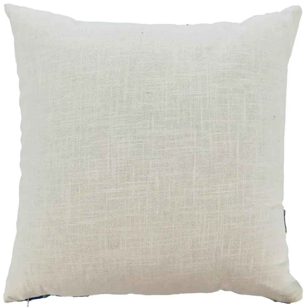 Jonathan Adler x Michaels 18" Blue & White Embroidered Pillow