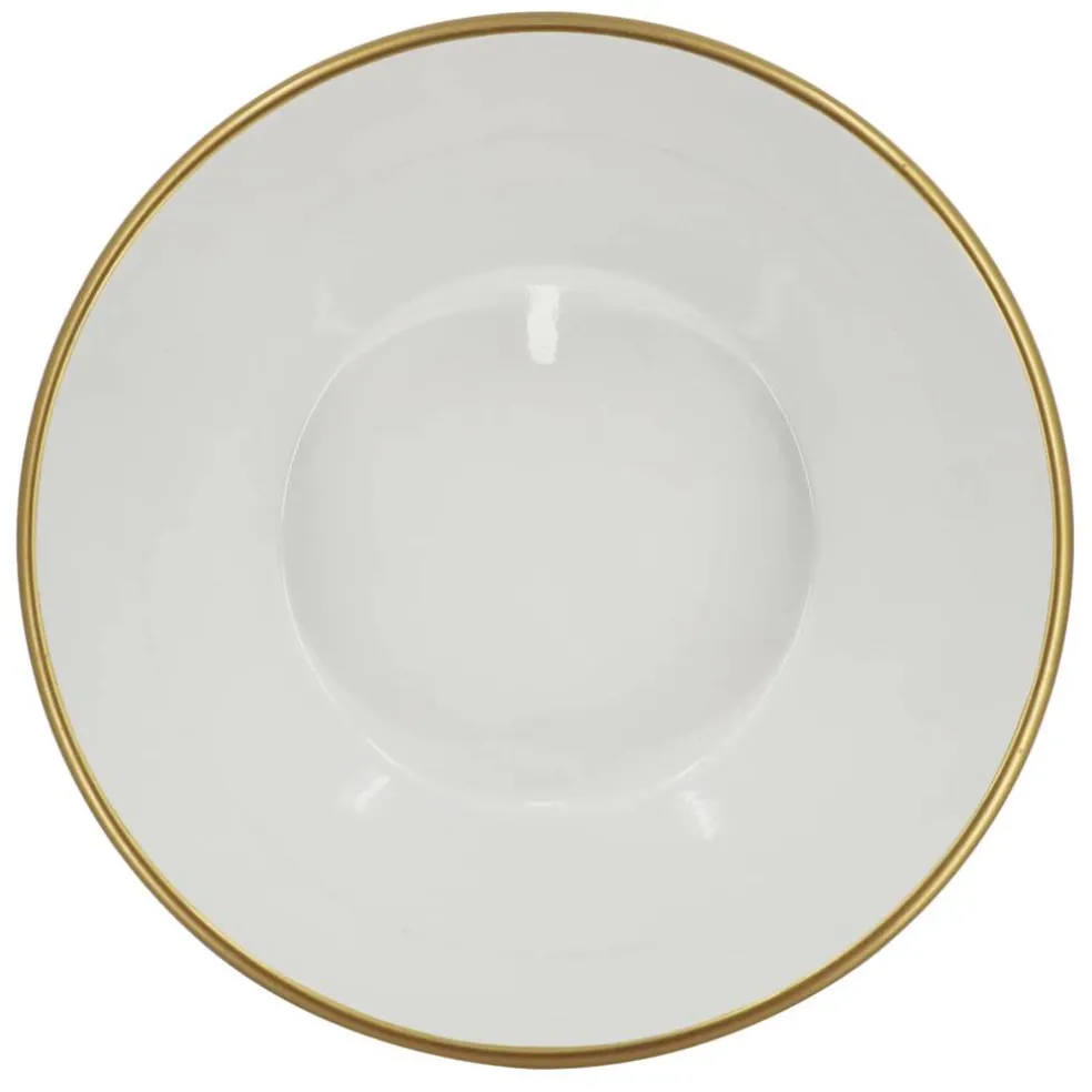 Jonathan Adler x Michaels Blue & White Greek Key Metal Bowl