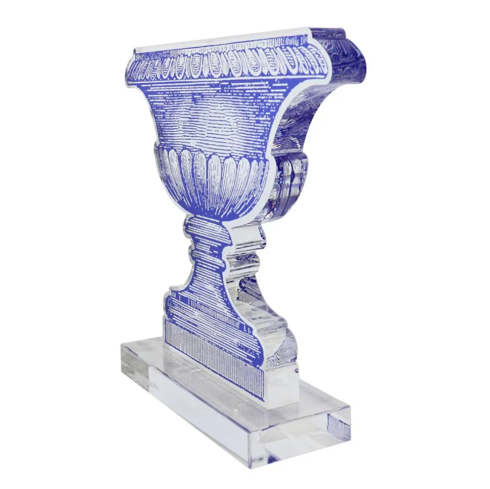 Jonathan Adler x Michaels 9.25" Blue Greek Urn Acrylic Tabletop Décor