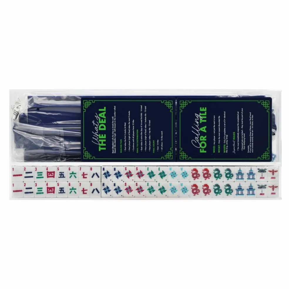 Jonathan Adler x Michaels Blue Mahjong Game Set