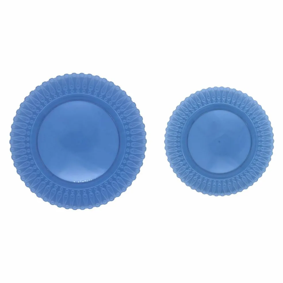 Jonathan Adler x Michaels Blue Plastic Plates Set