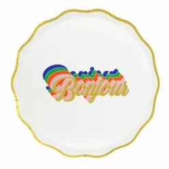 Jonathan Adler x Michaels 7" Bonjour Paper Snack Plates, 10ct.
