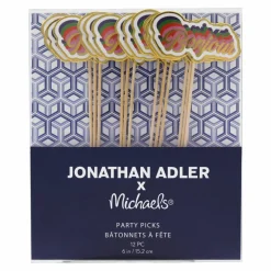 Jonathan Adler x Michaels Bonjour Party Picks, 12ct.