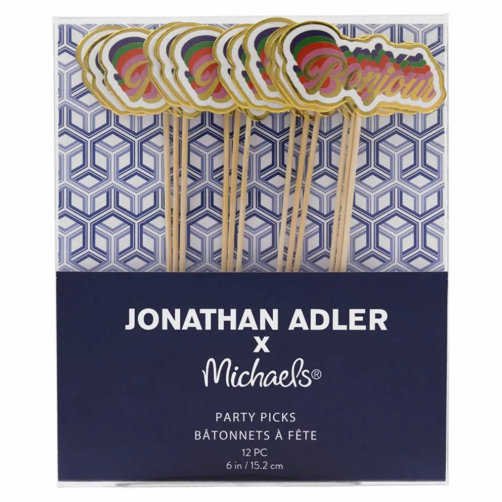 Jonathan Adler x Michaels Bonjour Party Picks, 12ct.
