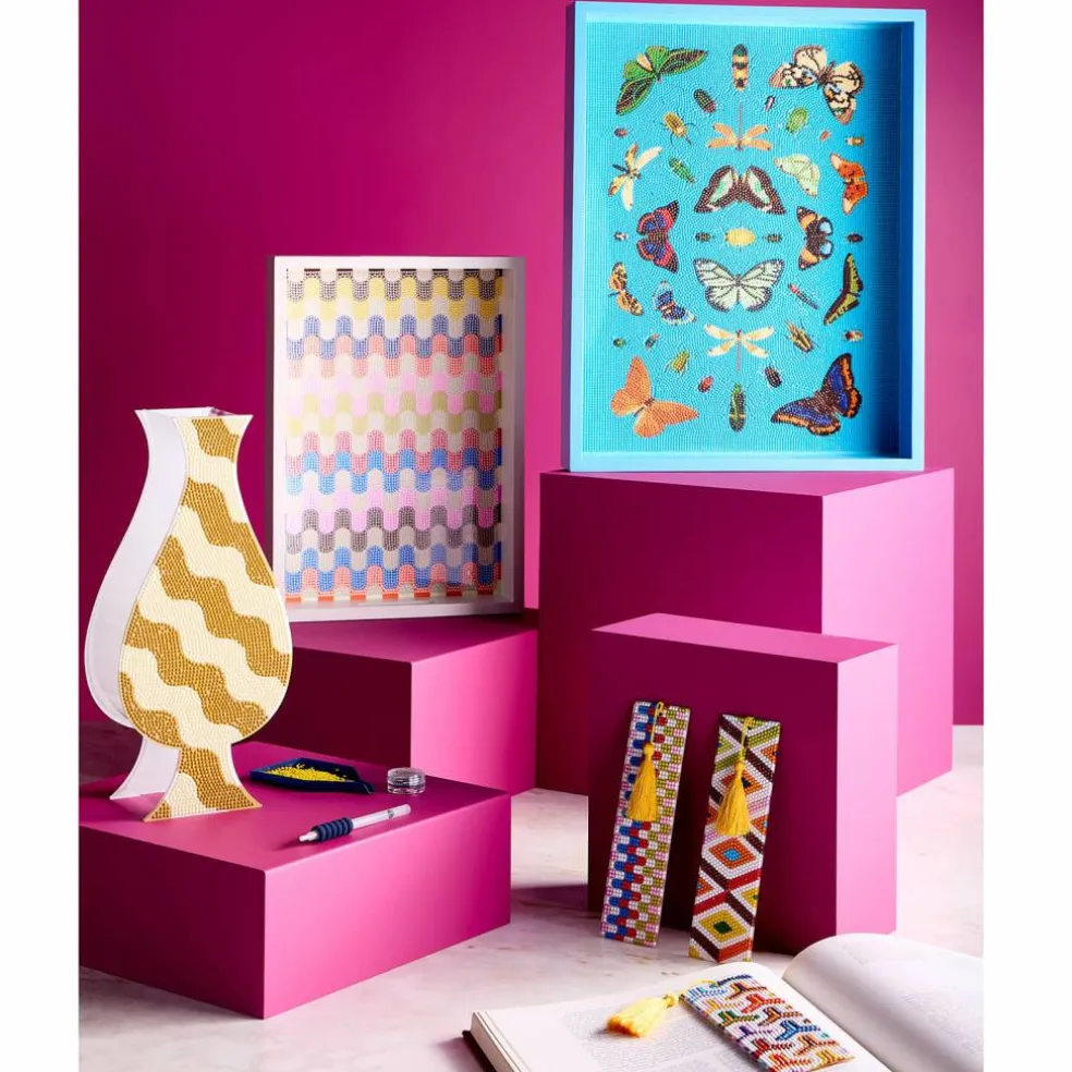 Jonathan Adler x Michaels Bright Print Diamond Art Bookmark Kit