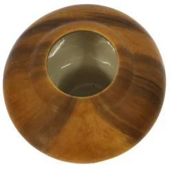 Jonathan Adler x Michaels 7.5" Brown & Black Two-Tone Tabletop Vase