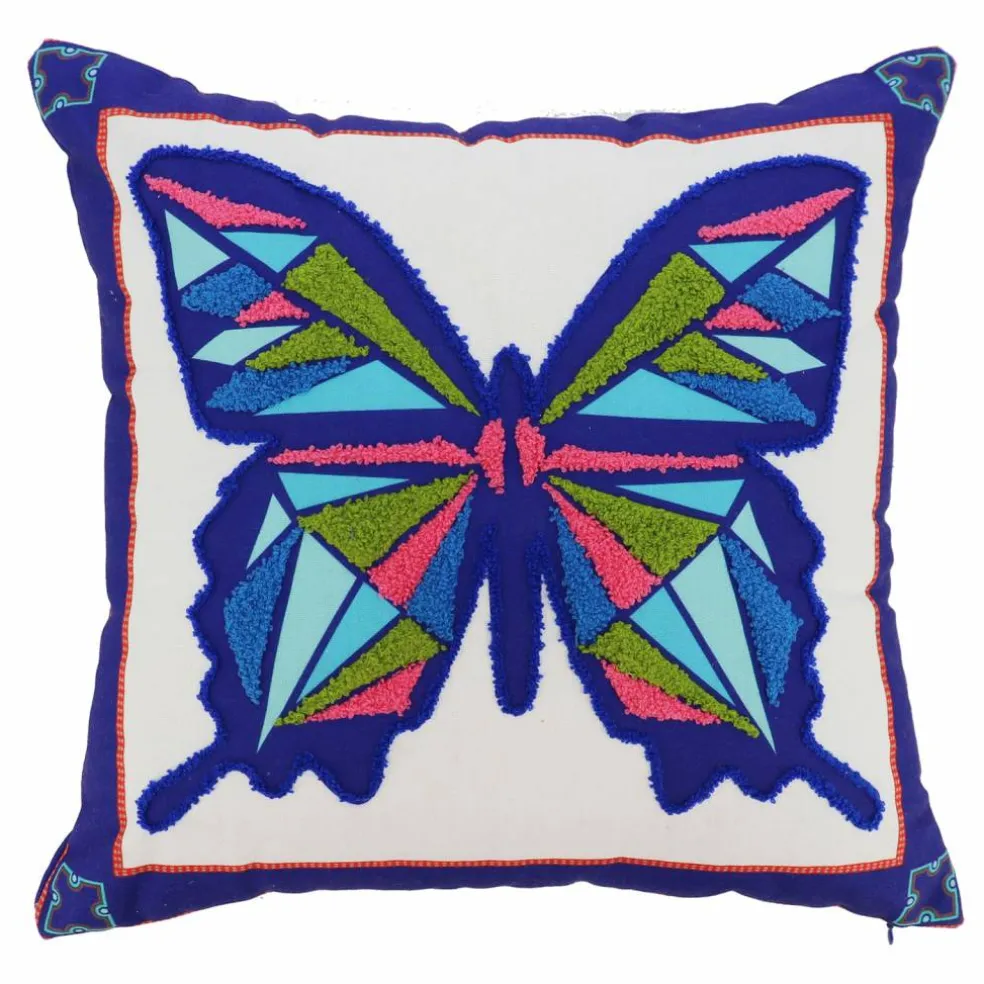 Jonathan Adler x Michaels 18" Butterfly Embroidered Pillow