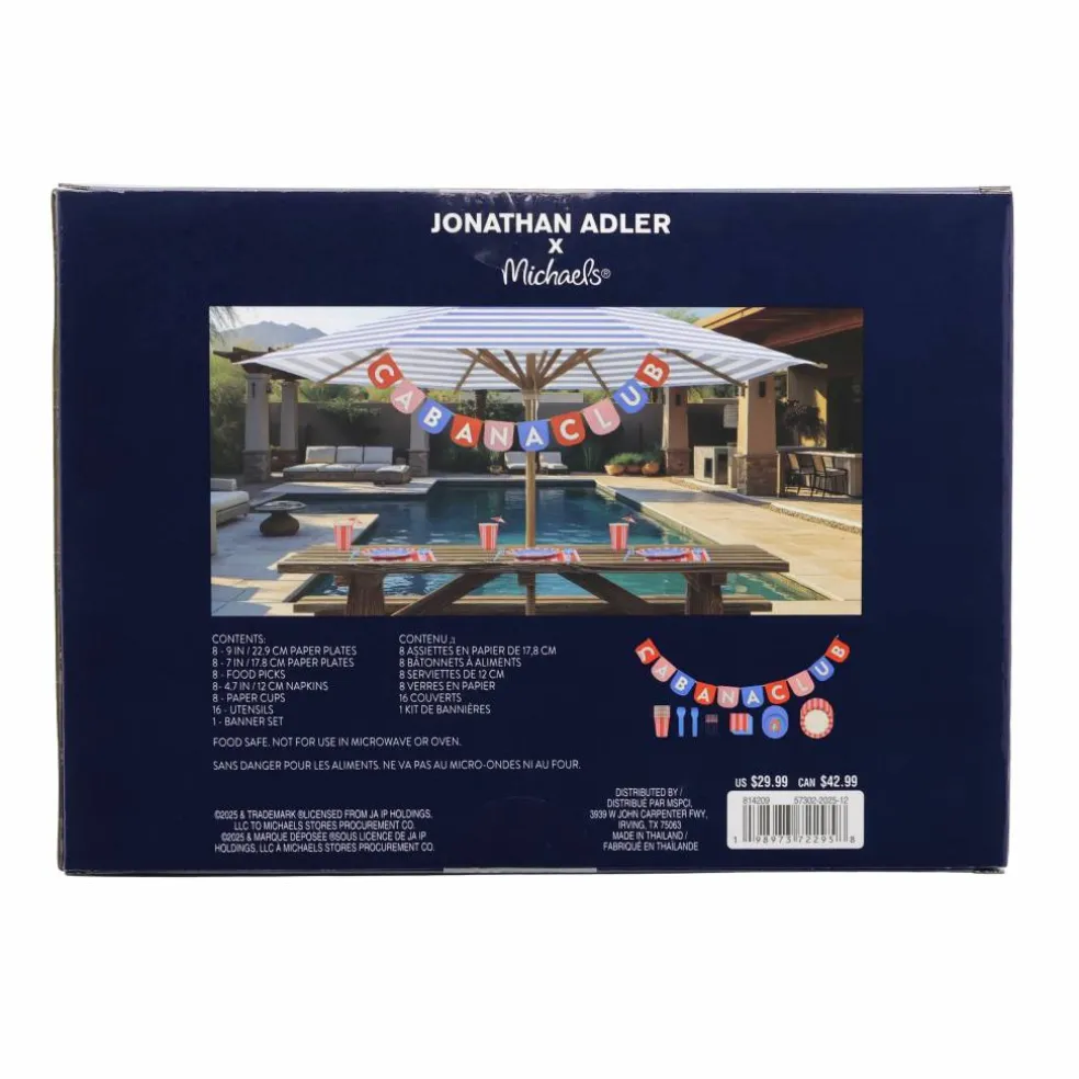 Jonathan Adler x Michaels Cabana Club Party Set