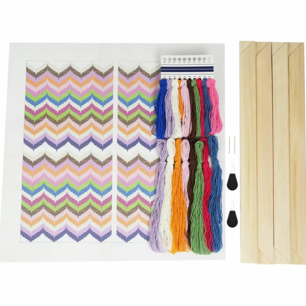 Jonathan Adler x Michaels Chevron Pattern Fibre Art Kit