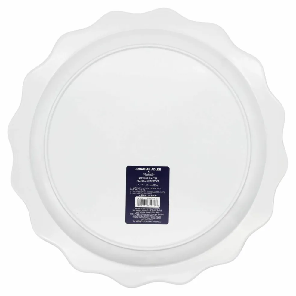 Jonathan Adler x Michaels 15" Ciao Melamine Serving Platter