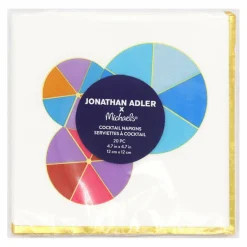 Jonathan Adler x Michaels Circles Print Cocktail Napkins, 20ct.