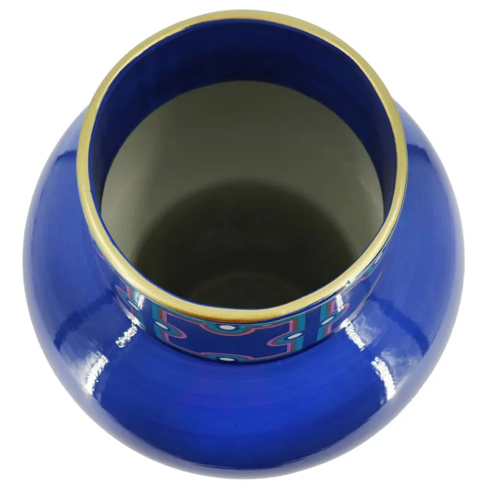 Jonathan Adler x Michaels 20" Dark Blue Ceramic Vase