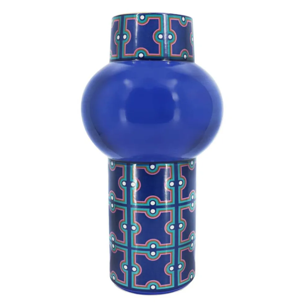 Jonathan Adler x Michaels 20" Dark Blue Ceramic Vase