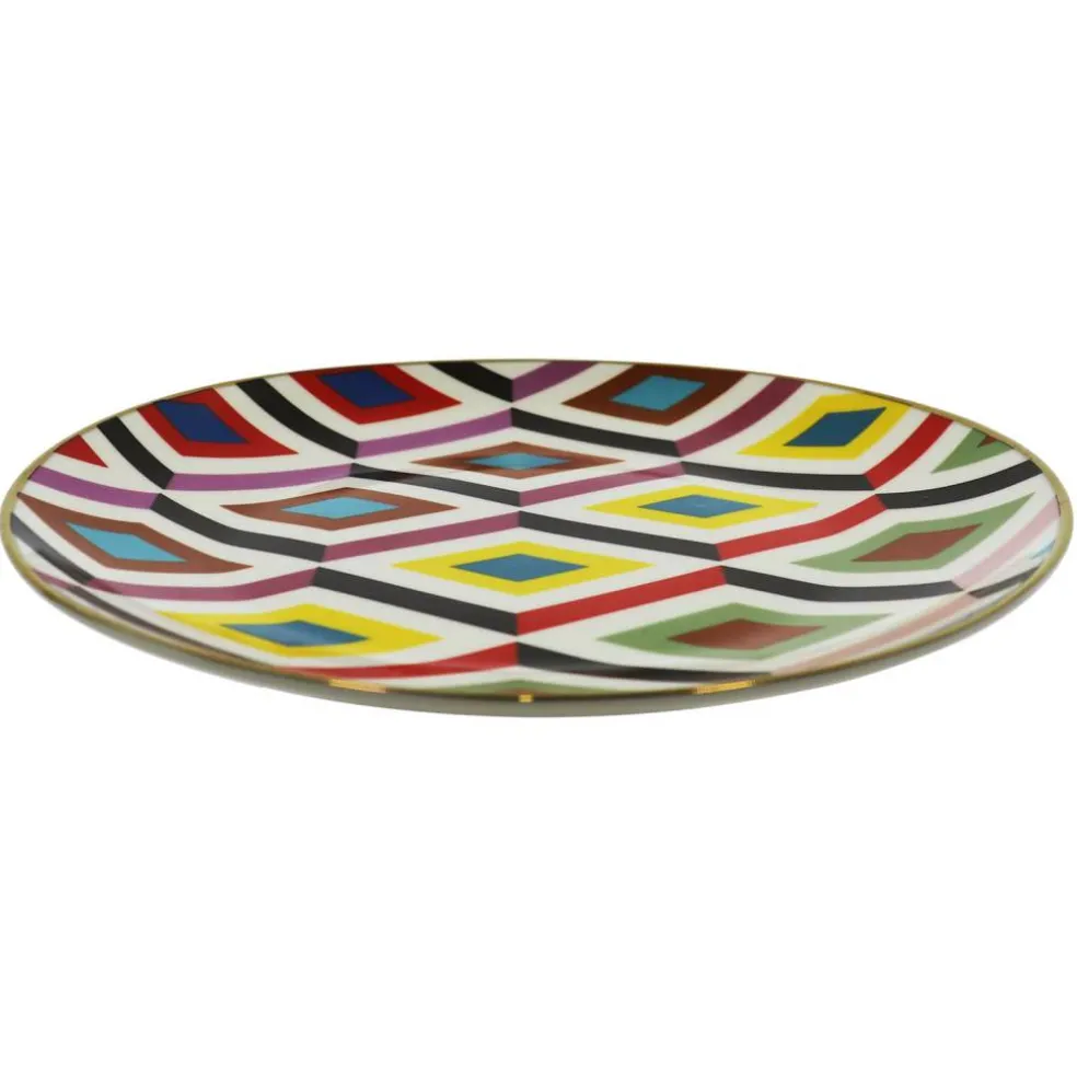 Jonathan Adler x Michaels 6" Diamond Pattern Ceramic Plate