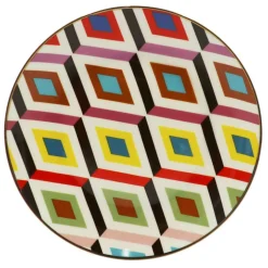 Jonathan Adler x Michaels 6" Diamond Pattern Ceramic Plate