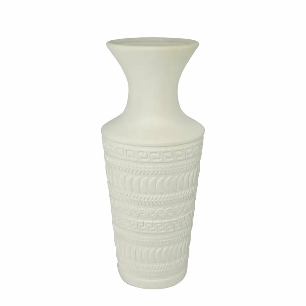 Jonathan Adler x Michaels 14.25" DIY Embossed Greek Key Ceramic Cuff Vase