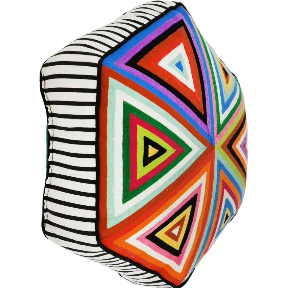 Jonathan Adler x Michaels 16" Embroidered Hexagon Pillow