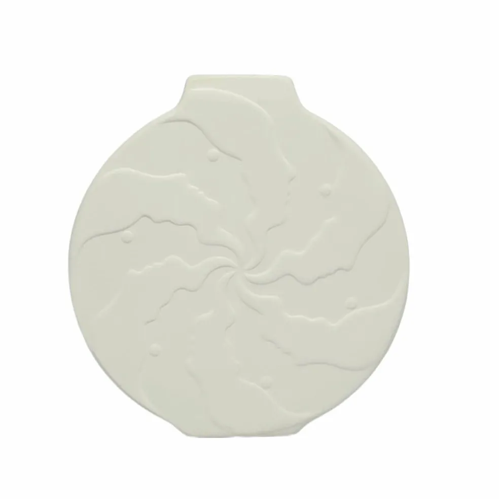 Jonathan Adler x Michaels 7.25" Embossed Faces DIY Round Ceramic Vase