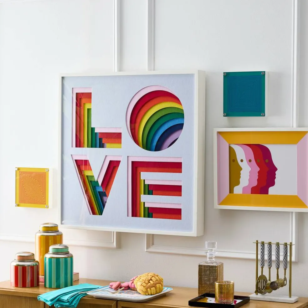 Jonathan Adler x Michaels 18.5" Faces Wall Art
