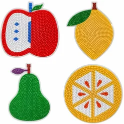Jonathan Adler x Michaels Fruit Diamond Art Coaster Kit